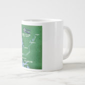 メキシコ シナロア州 フエルテ川の旅行地図 ジャンボコーヒーマグカップ (正面右)