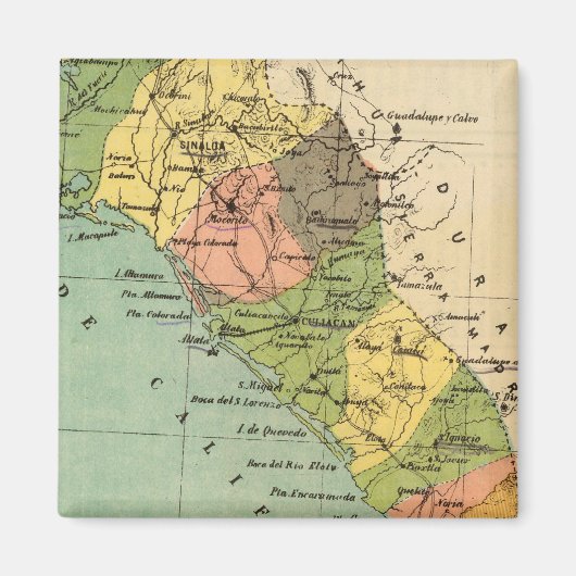 メキシコ，シナロア マグネット (正面)