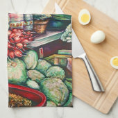 メキシコ·ジェリー·ジェリー·ジャーズ キッチンタオル (四つ折り)