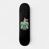 メキシコ、ジャリスコの紋章 スケートボード (正面)