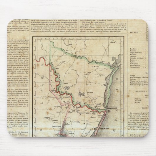 メキシコ，タマウリパス マウスパッド (正面)