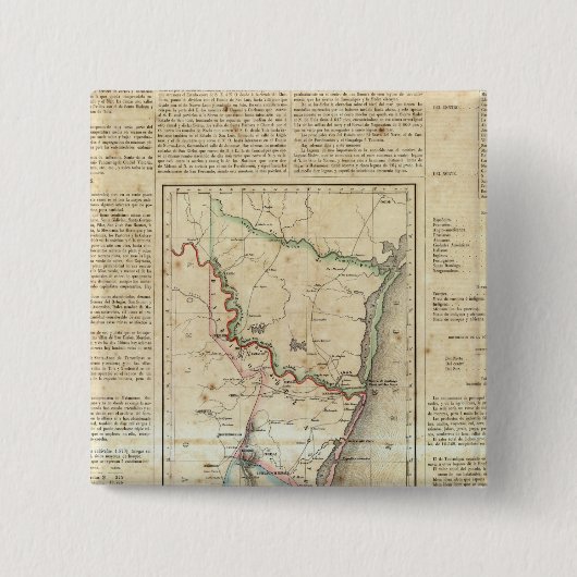 メキシコ，タマウリパス 缶バッジ (正面)