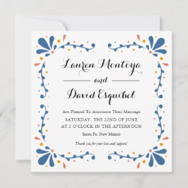 メキシコ タレヴェラ 結婚発表 招待状