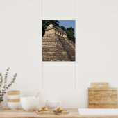 メキシコ、チアパス州、パレンケ。テンプル/ 2 ポスター (キッチン)