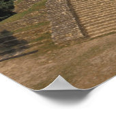 メキシコ、チアパス州、パレンケ、神殿 ポスター (角)