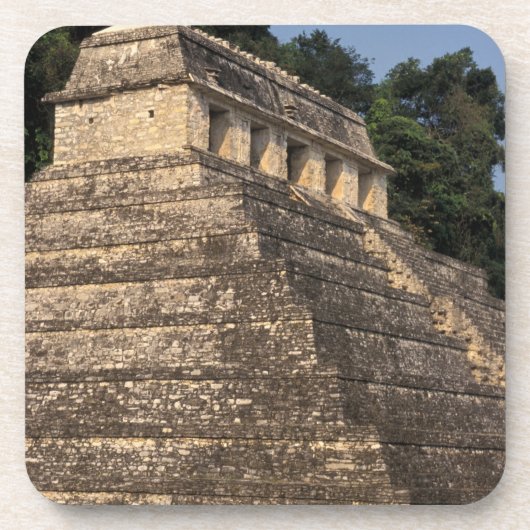 メキシコ、チアパス州、パレンケ。2の神殿 コースター (正面)