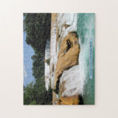 メキシコ、チアパス、カスカダス・デ・アグアアズール ジグソーパズル (縦)