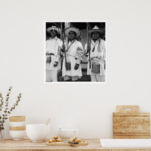 メキシコ,チアパス,マグダレナス ポスター (キッチン)