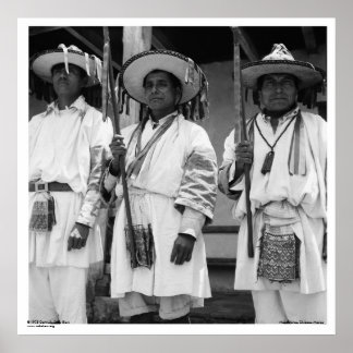 メキシコ，チアパス，マグダレナス ポスター