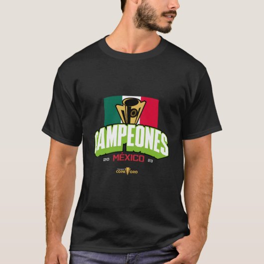メキシコ・チャンピオン金ゴールド杯 Tシャツ (正面)