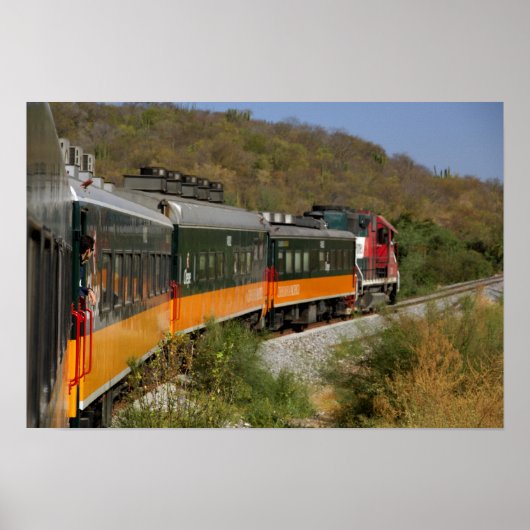 メキシコ、チワワ、銅キャニオン。ビュー元 ポスター (正面)