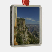 メキシコ、チワワ、銅キャニオン。ビュー元 メタルオーナメント (右)