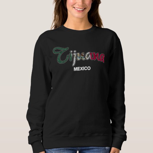 メキシコ ティファナ 市旗 スウェットシャツ (正面)