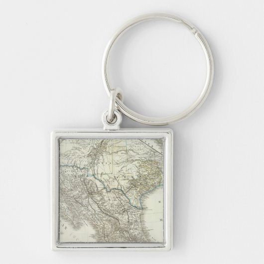 メキシコ、テキサス州、カリフォルニア、Cアメリカ キーホルダー (正面)