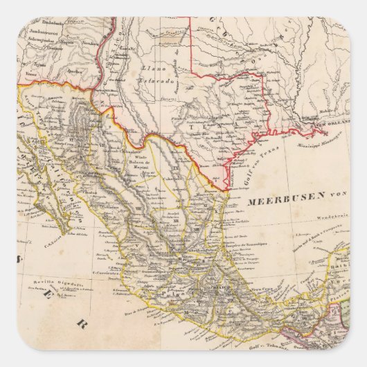 メキシコ，テキサス州 スクエアシール (正面)