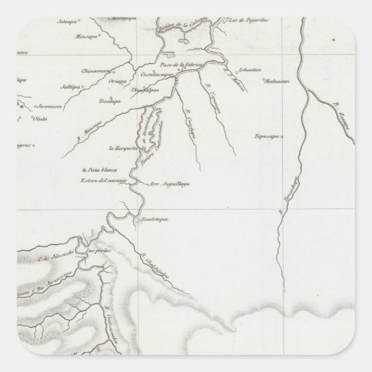 メキシコ，テフアンテペック スクエアシール (正面)