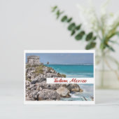 メキシコ・トゥルムからのはがき ポストカード (スタンド正面)