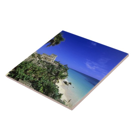 メキシコ，トゥルム2 タイル (側面)