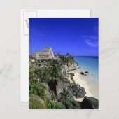 メキシコ，トゥルム ポストカード (正面/裏面)