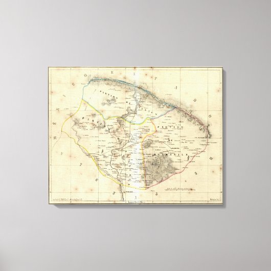 メキシコ,トラスカラ キャンバスプリント (正面)