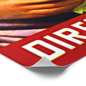 メキシコ、トロピック果実を持つ笑顔の女性、ヴィンテージ ポスター (角)