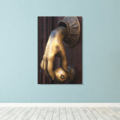 メキシコ,ハンドドアノッカー近く キャンバスプリント (インサイチュ (ウッドフロア))