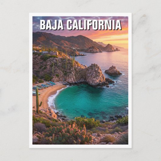 メキシコ バハ・カリフォルニア州 旅行 ポストカード (正面)