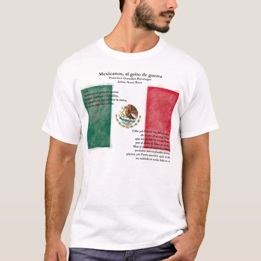 メキシコ – ヒムノナショナル・メキシコ Tシャツ (正面)