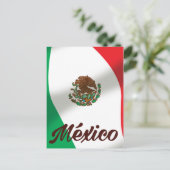メキシコ ビンテージスタイルの旅行ポスター ポストカード (スタンド正面)