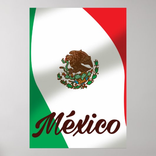 メキシコ ビンテージ スタイルの旅行ポスター ポスター (正面)
