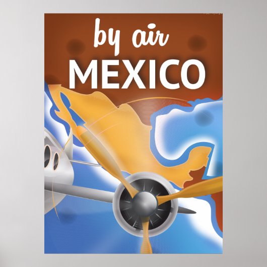 メキシコ ビンテージ トラベル ポスター (正面)