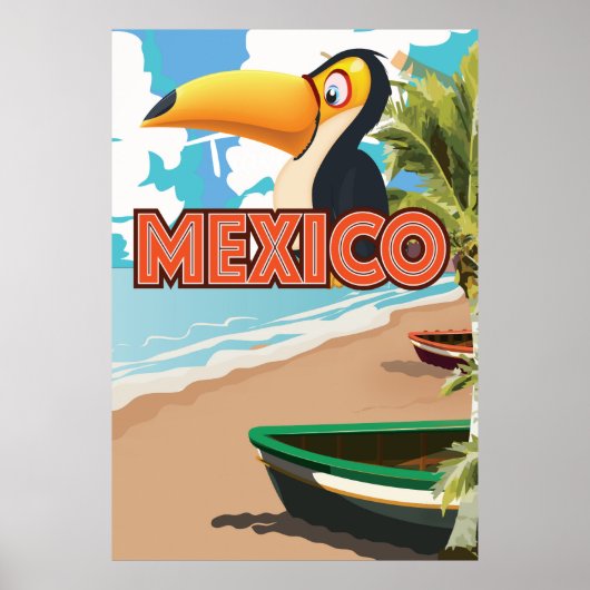 メキシコ ビンテージ 旅行ポスター ポスター (正面)