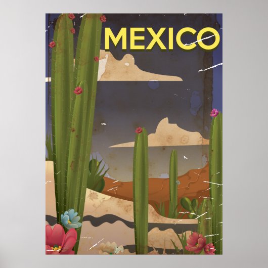 メキシコ ビンテージ 旅行ポスター ポスター (正面)
