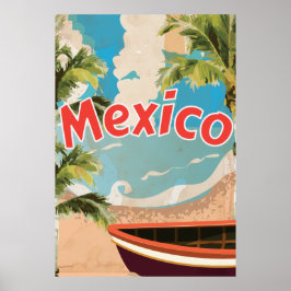 メキシコ ビンテージ 旅行ポスター ポスター