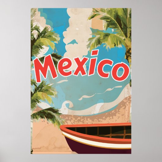 メキシコ ビンテージ 旅行ポスター ポスター (正面)