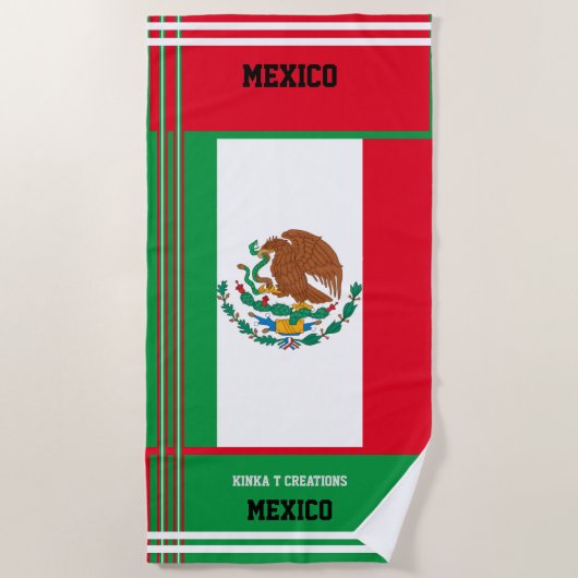 メキシコ ビーチタオル (正面)