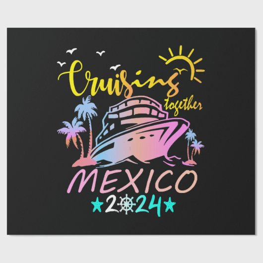 メキシコ ファミリー クルーズ ラッピングペーパー (フラット)