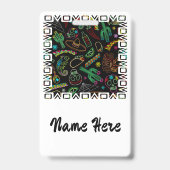 メキシコ フィエスタ パターン バッジ (裏面)