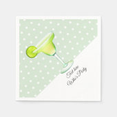 メキシコ、フィエスタ、マーガリータ、メキシコ スタンダードカクテルナプキン (正面)