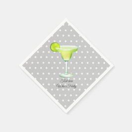 メキシコ、フィエスタ、マーガリータ、メキシコ スタンダードカクテルナプキン