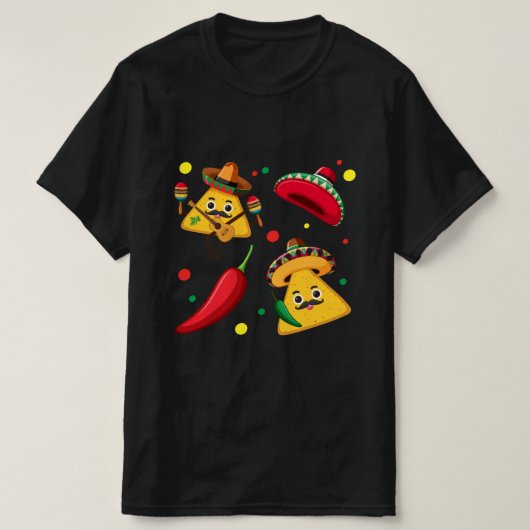 メキシコ・フィエスタ メンズTシャツ Tシャツ (デザイン正面)