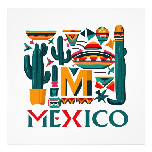 メキシコ フォトプリント            (正面)