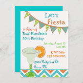 メキシコ·フカラフルィエスタ·バースデー·パーティーの招待 招待状 (正面/裏面)