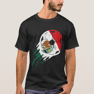 メキシコ フラッグ サッカー メキシコ サッカー ファン 男女兼用 Tシャツ