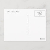 メキシコ，ブセリアスの色 ポストカード (裏面)