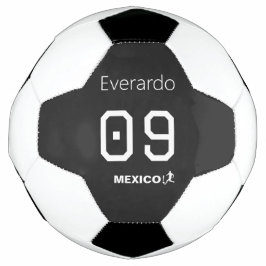 メキシコ ブラック サッカー球 カスタム名 アウェイ サッカーボール