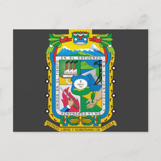 メキシコ,プエブラ ポストカード (正面)