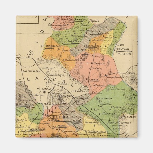 メキシコ，プエブラ マグネット (正面)