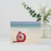 メキシコ、プラヤデルカルメン、クリスマスデコレーション シーズンポストカード (スタンド正面)