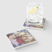 メキシコ，プレザントピクニック ストーンコースター (横)